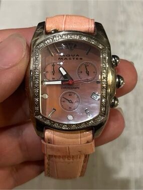 Aqua Master Professional Chronograph Ladies Quartz Watch